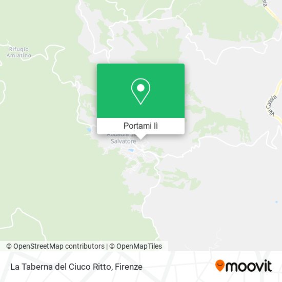 Mappa La Taberna del Ciuco Ritto