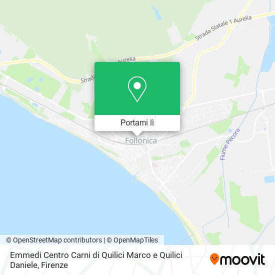 Mappa Emmedi Centro Carni di Quilici Marco e Quilici Daniele