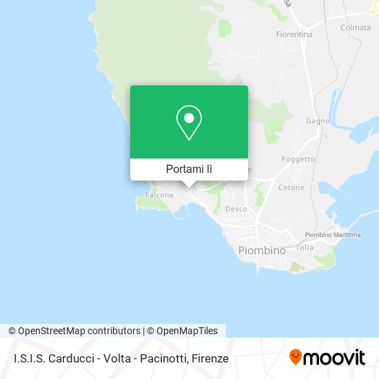 Mappa I.S.I.S. Carducci - Volta - Pacinotti