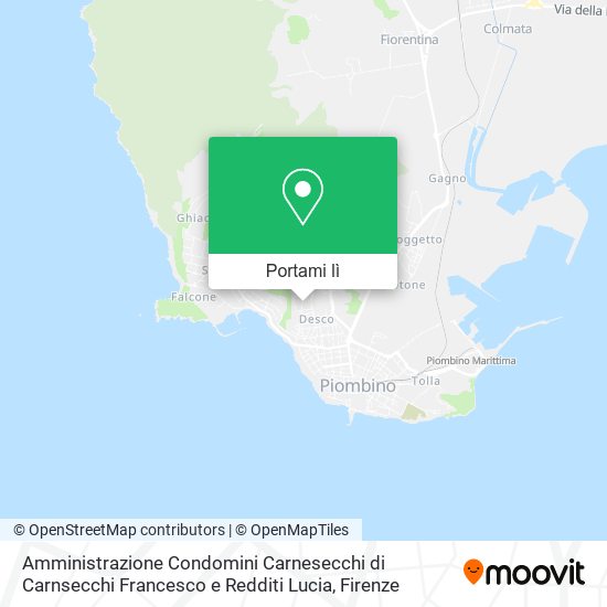 Mappa Amministrazione Condomini Carnesecchi di Carnsecchi Francesco e Redditi Lucia