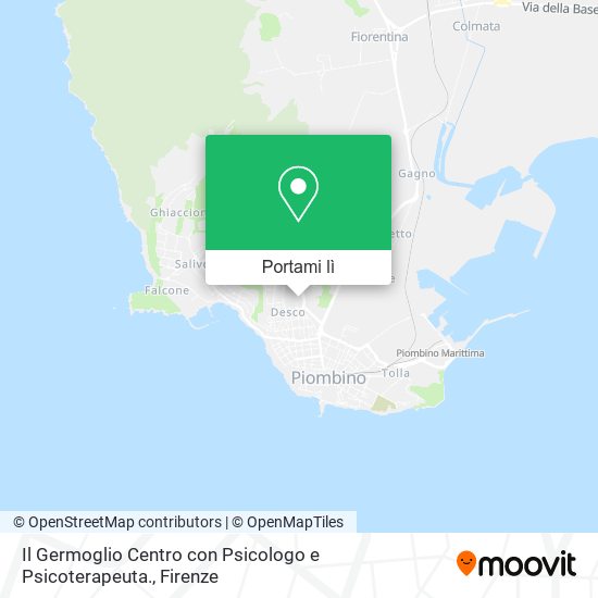 Mappa Il Germoglio Centro con Psicologo e Psicoterapeuta.