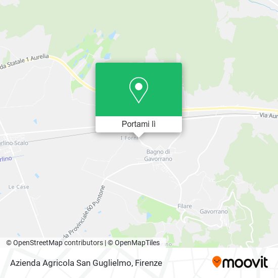 Mappa Azienda Agricola San Guglielmo