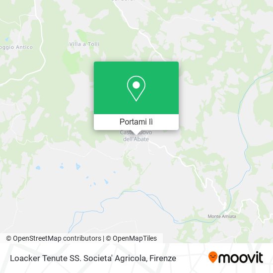 Mappa Loacker Tenute SS. Societa' Agricola