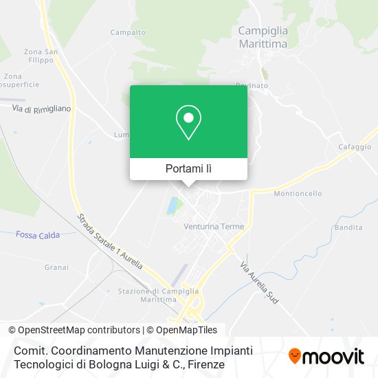 Mappa Comit. Coordinamento Manutenzione Impianti Tecnologici di Bologna Luigi & C.