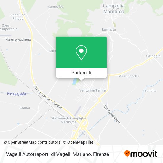 Mappa Vagelli Autotraporti di Vagelli Mariano