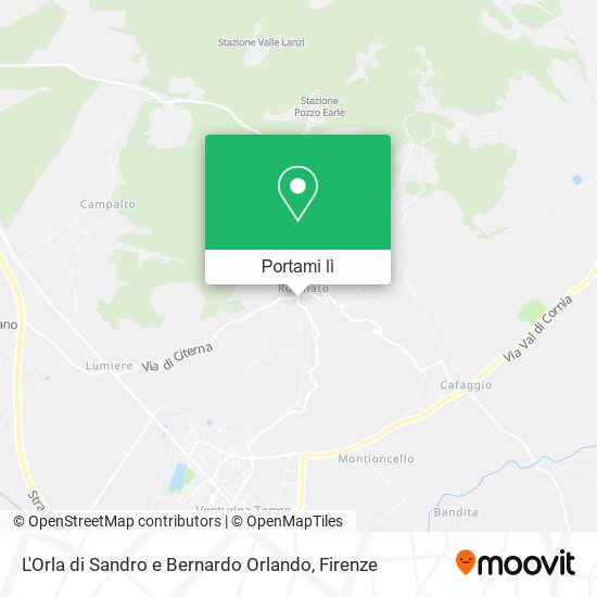 Mappa L'Orla di Sandro e Bernardo Orlando