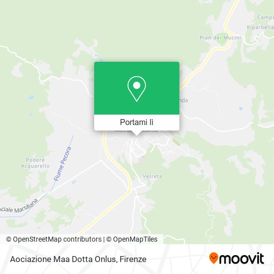 Mappa Aociazione Maa Dotta Onlus