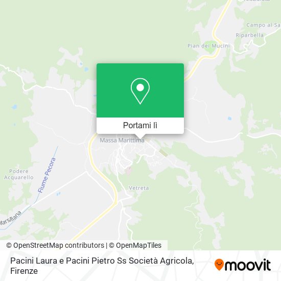 Mappa Pacini Laura e Pacini Pietro Ss Società Agricola