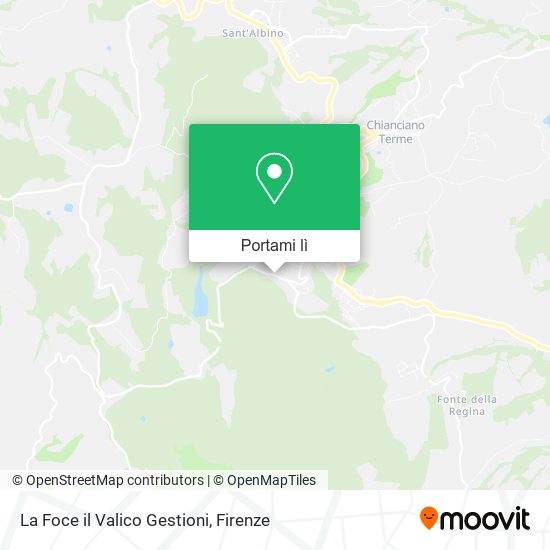 Mappa La Foce il Valico Gestioni