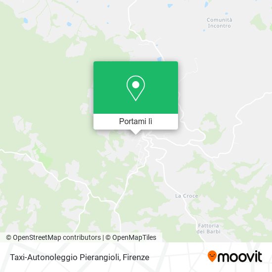 Mappa Taxi-Autonoleggio Pierangioli