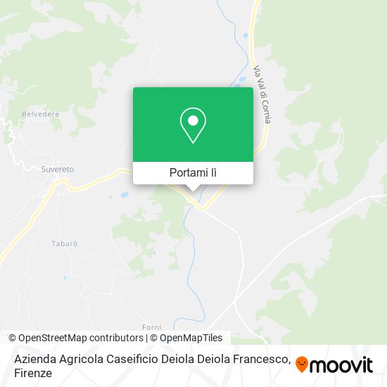 Mappa Azienda Agricola Caseificio Deiola Deiola Francesco