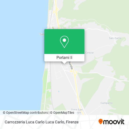 Mappa Carrozzeria Luca Carlo Luca Carlo