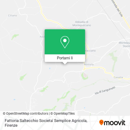 Mappa Fattoria Saltecchio Societa' Semplice Agricola
