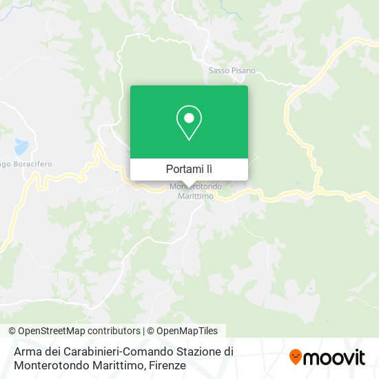 Mappa Arma dei Carabinieri-Comando Stazione di Monterotondo Marittimo