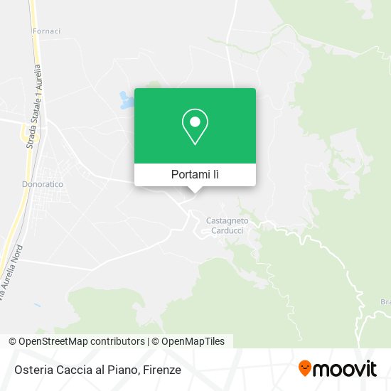 Mappa Osteria Caccia al Piano