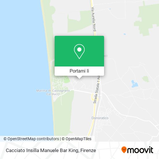 Mappa Cacciato Insilla Manuele Bar King