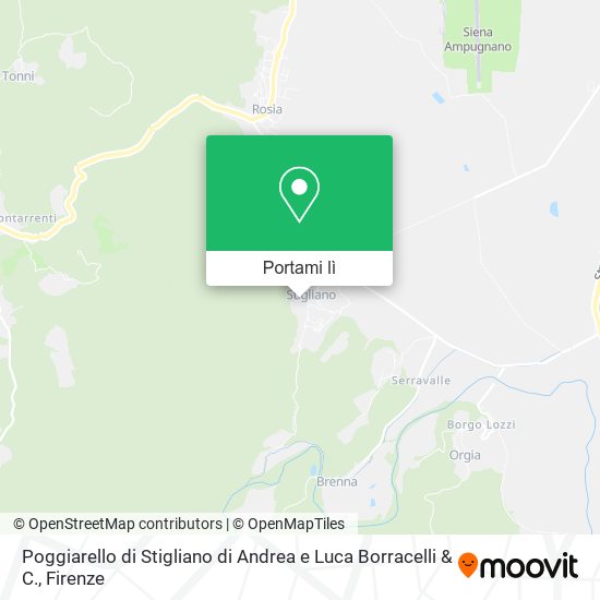 Mappa Poggiarello di Stigliano di Andrea e Luca Borracelli & C.