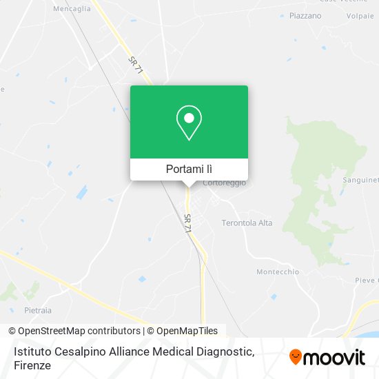 Mappa Istituto Cesalpino Alliance Medical Diagnostic