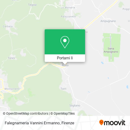 Mappa Falegnameria Vannini Ermanno