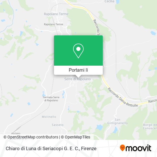 Mappa Chiaro di Luna di Seriacopi G. E. C.