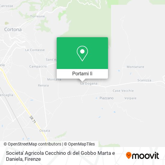 Mappa Societa' Agricola Cecchino di del Gobbo Marta e Daniela
