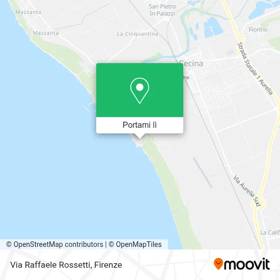 Mappa Via Raffaele Rossetti