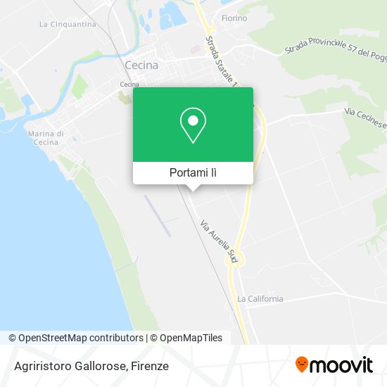 Mappa Agriristoro Gallorose
