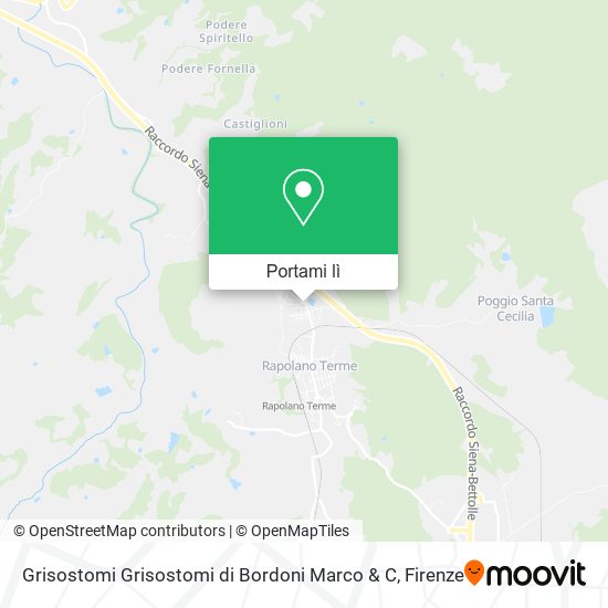 Mappa Grisostomi Grisostomi di Bordoni Marco & C