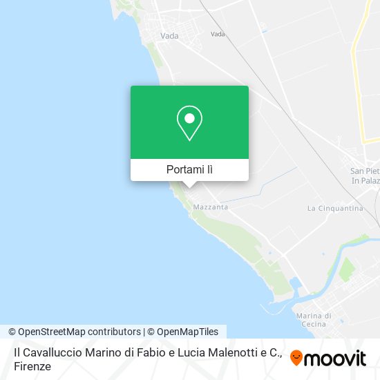 Mappa Il Cavalluccio Marino di Fabio e Lucia Malenotti e C.