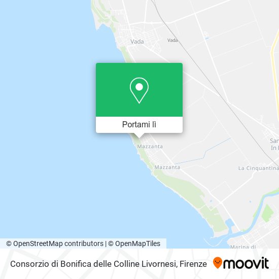 Mappa Consorzio di Bonifica delle Colline Livornesi