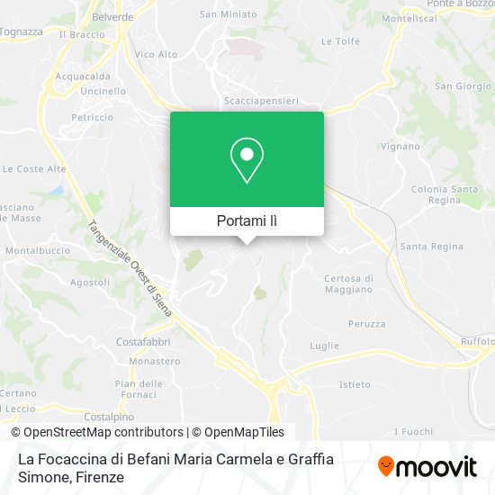 Mappa La Focaccina di Befani Maria Carmela e Graffia Simone