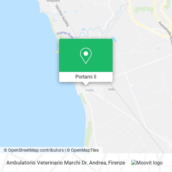 Mappa Ambulatorio Veterinario Marchi Dr. Andrea
