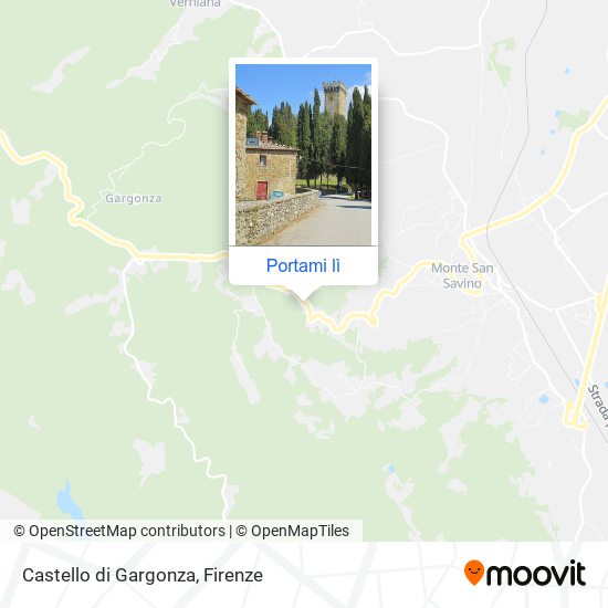 Come arrivare a Castello di Gargonza a Monte San Savino con Bus o