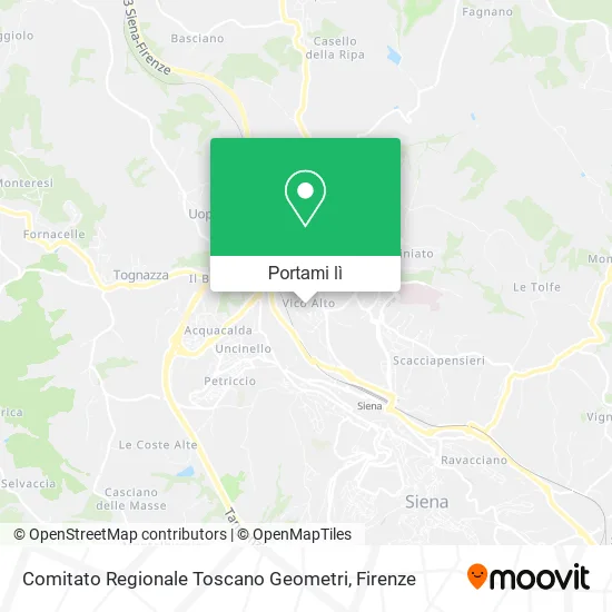 Mappa Comitato Regionale Toscano Geometri