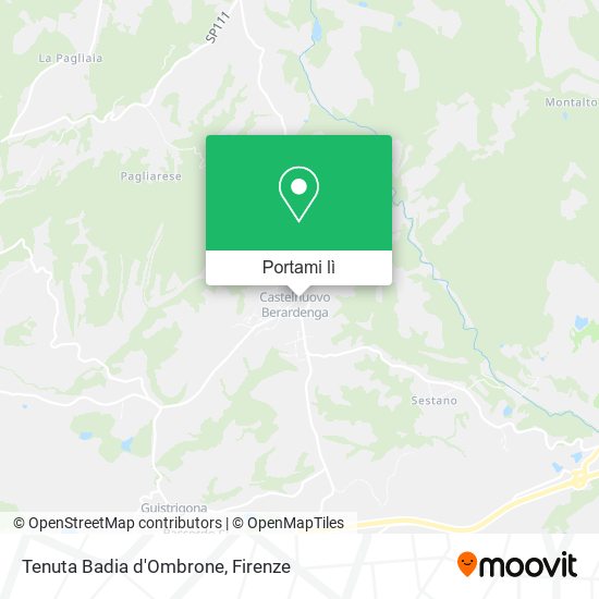 Mappa Tenuta Badia d'Ombrone