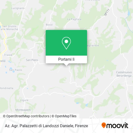 Mappa Az. Agr. Palazzetti di Landozzi Daniele