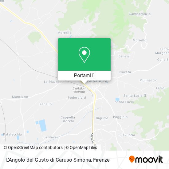 Mappa L'Angolo del Gusto di Caruso Simona