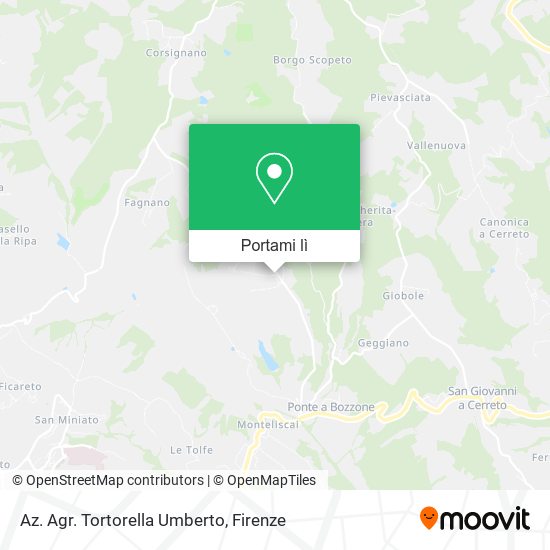 Mappa Az. Agr. Tortorella Umberto