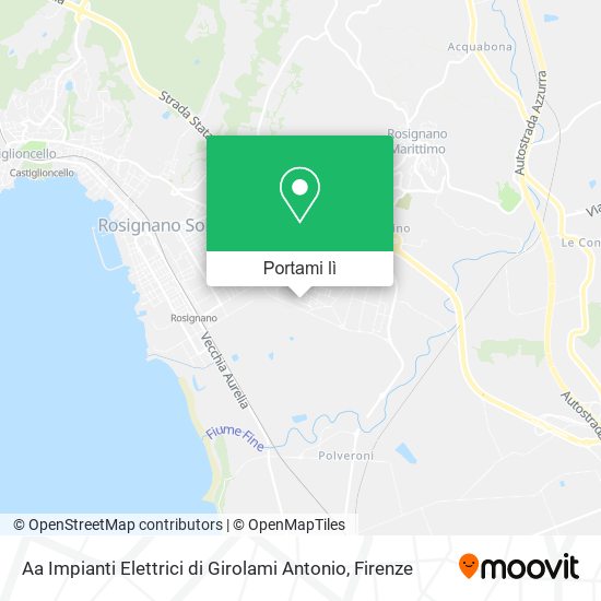 Mappa Aa Impianti Elettrici di Girolami Antonio