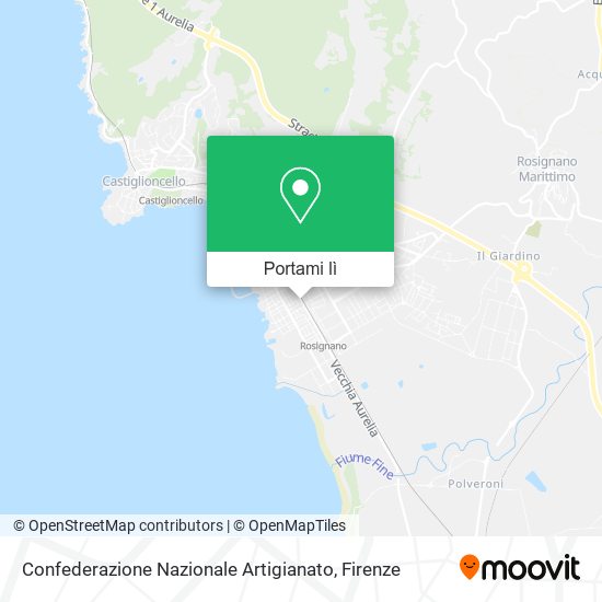 Mappa Confederazione Nazionale Artigianato