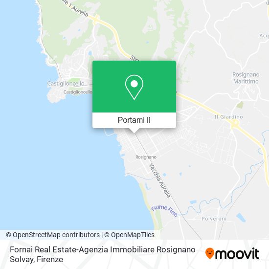 Mappa Fornai Real Estate-Agenzia Immobiliare Rosignano Solvay