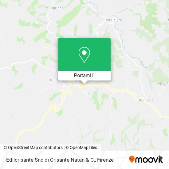 Mappa Edilcrisante Snc di Crisante Natan & C.