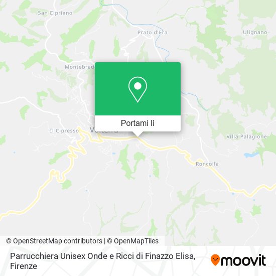 Mappa Parrucchiera Unisex Onde e Ricci di Finazzo Elisa