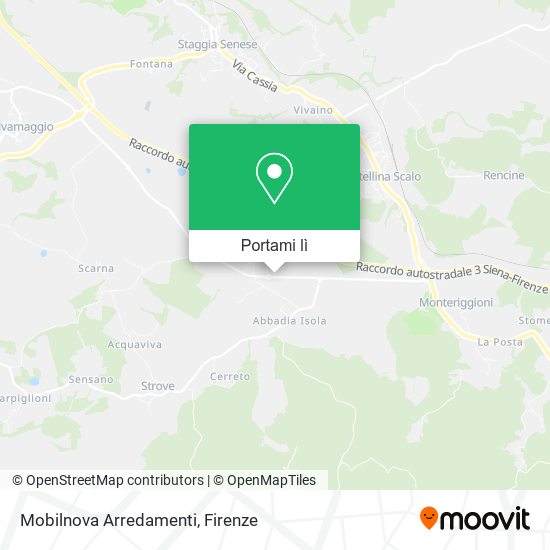 Mappa Mobilnova Arredamenti