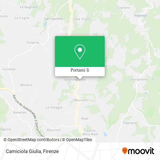 Mappa Camiciola Giulia