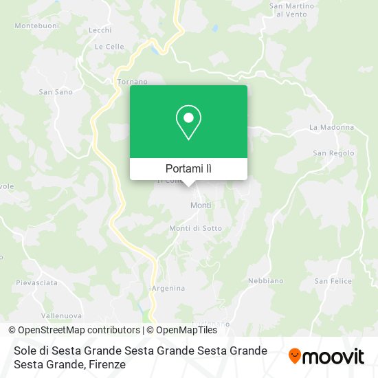 Mappa Sole di Sesta Grande Sesta Grande Sesta Grande Sesta Grande