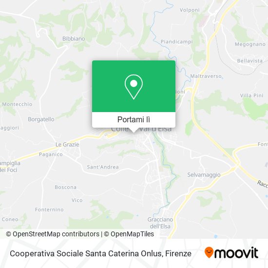 Mappa Cooperativa Sociale Santa Caterina Onlus