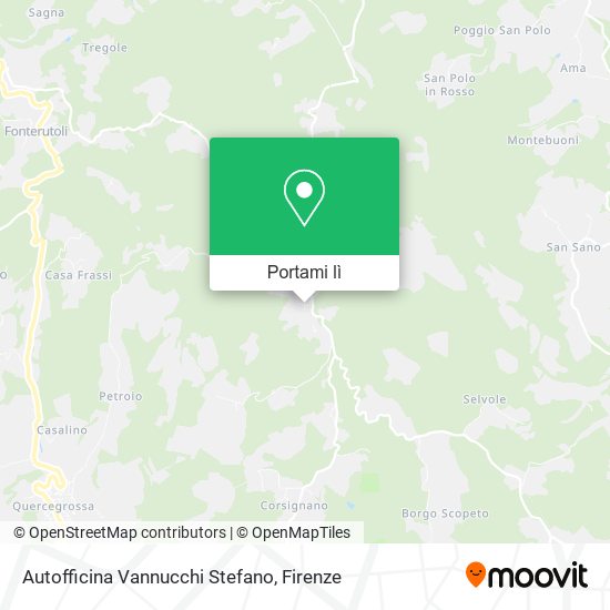 Mappa Autofficina Vannucchi Stefano