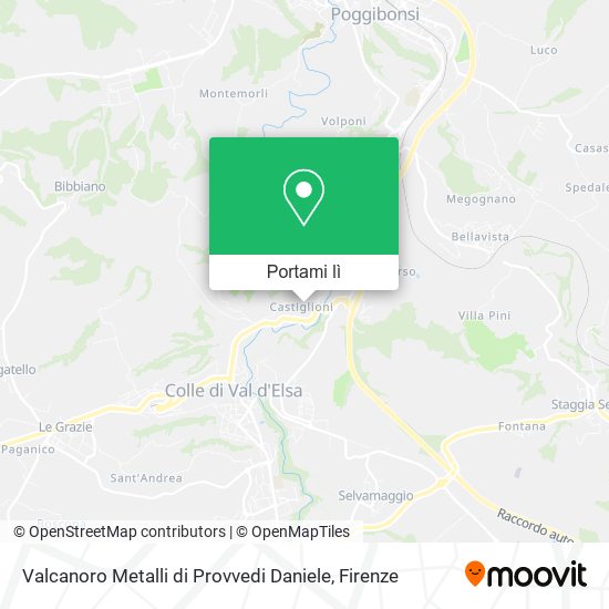 Mappa Valcanoro Metalli di Provvedi Daniele