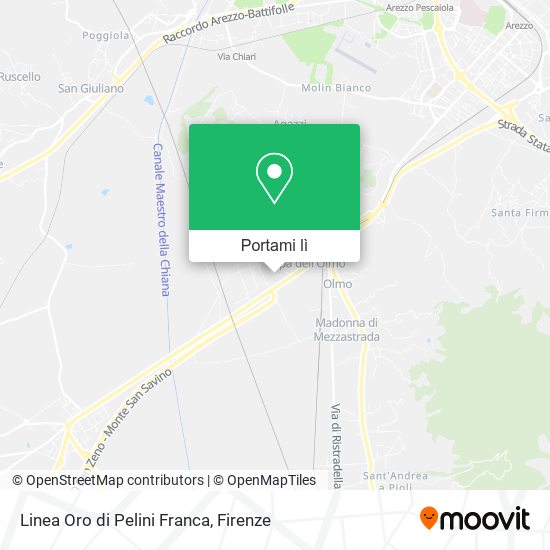 Mappa Linea Oro di Pelini Franca